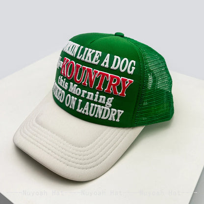 New Unisex Color Block 3D Printed Letter Baseball Hats Sunshade Hip Hop Breathable personal Trucker Caps Mesh Versatile fashion
