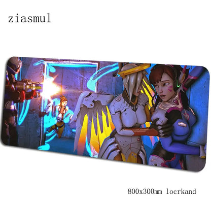 overwatch padmouse 80x30cm gaming mousepad game Gorgeous large mouse pad gamer computer desk Colourful mat notbook mousemat pc