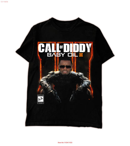 Μπλουζάκι Call of Diddy Party Brainrot Sigma με μακριά ή κοντά μανίκια