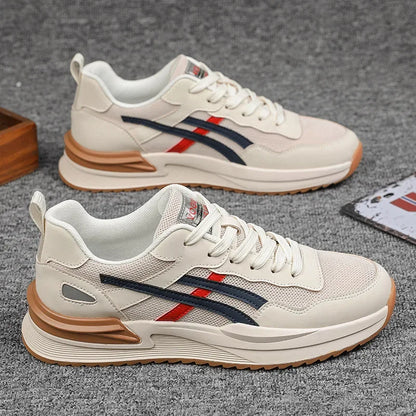 Åndbare sneakers til mænd, afslappede snøresko, sportsløbesko og tennissko til mænd – billige sko på udsalg med gratis levering