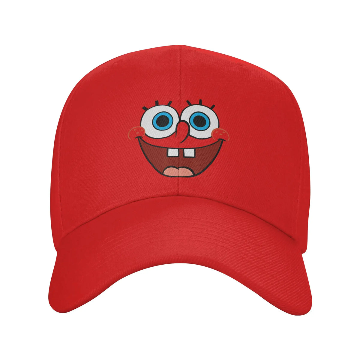 Casquette de baseball « Spongebob » à grand visage souriant, style « Sun », printanière, rétro « y2k », casquette de camionneur pour couple, femmes, tennis, skate et baseball