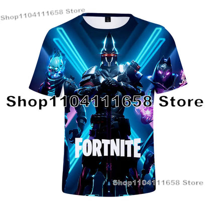 Banana Peely T-shirt Women's Tee Kids F-Fortnite T Shirt for 3D Printed Men's Battle Royale Game Summer Tops Birthday Gifts