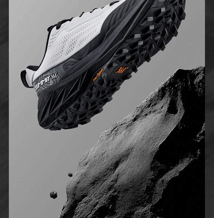 361 Degrees Yushan 3.0 Herren-Laufschuhe, Wandern, Dämpfung, flexibel, atmungsaktiv, rutschfest, Outdoor-Jogging, Herren-Sneaker 672532214