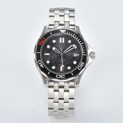 Men's Automatic Mechanical Watch 41mm Stainless Steel Waterproof Case Ceramic Bezel Men's Fashion Business Watch