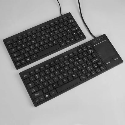 Mini industrial keyboard round port PS2/USB numerical control cabinet machine tool medical equipment notebook keypad wireless