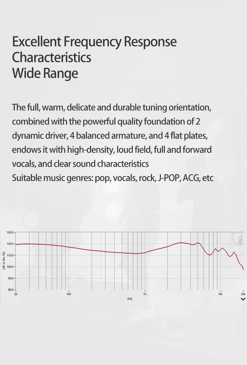 Sound Rhyme SR10 In-Ear HiFi Earphones 2DD+4BA+4PB High Quality Hifi Coil Iron 0.78mm 2Pin 2.5+3.5+4.4mm Plug Music Earphone