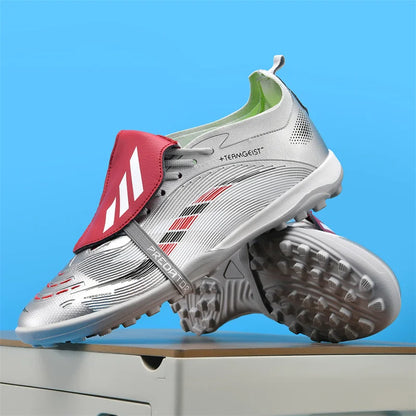 2025 New Autumn Package Youth Football Shoes Stable Racing Training Sports Shoes Fashionable and Comfortable Rebound Nail Shoes