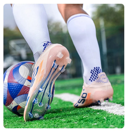 Pointure 35-45 Chaussures de football FG/TF pour hommes, futsal, professionnelles, unisexes, pour garçons, chaussures de football, baskets
