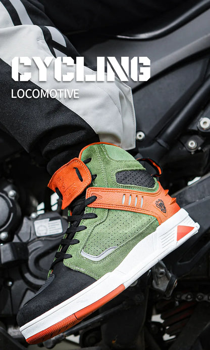 Motorcycle Boots 2026 New Men and Women Motorbike Riding Shoes Breathable Biker Boots Motorboats Motorcycle Shoes Boots