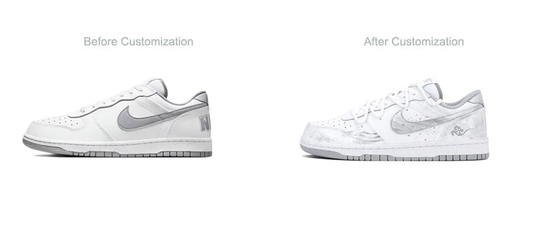Personalizované tenisky Nike Big Cloud Step – ručně malované v orientálním stylu „tie-dye“ s dárkovým sáčkem, unisex