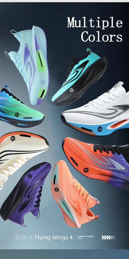 Løbesko med kulfiberplade – specialdesignet til maraton – til mænd – sportssko – åndbare – lette – til kvinder – komfortable – atletiske – skridsikre sneakers