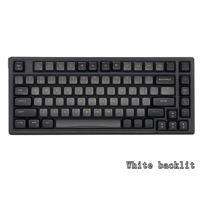 HEXGEARS M2 Mechanical Keyboard 87key Hot Swap PBT Gasket Structure White Backlit Macro Defined Gaming Mechanical Keyboard