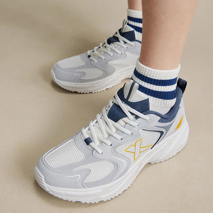 Xtep Casual Shoes For Men  Summer Durability Men's Sports Shoes Wear-Resistant Lace Up Non-Slip Outdoor Shoes 876219320026