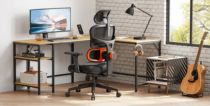 NEWTRAL NT001 Ergonomic Office Chair with Auto-Following Lumbar Support, Adjustable Headrest, 3D Armrest, Reclining Executive Desk Chair