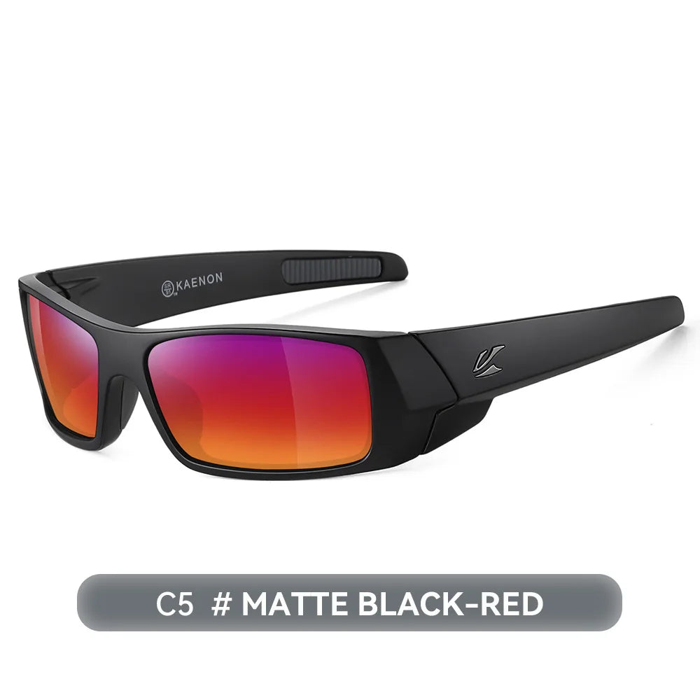 Kaenon Polarized Sport Sunglasses For Men And Women Ideal for Driving Fishing Cycling and Running UV Protection Glasses With Box