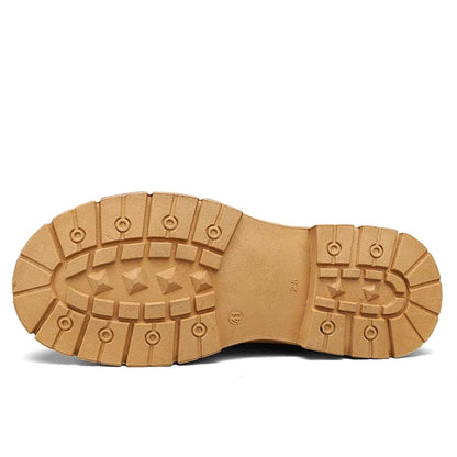 Hommes bottes 2025 chaussures décontractées hiver plate-forme en cuir concepteur de luxe Chelsea Cowboy travail en plein air sécurité cheville baskets
