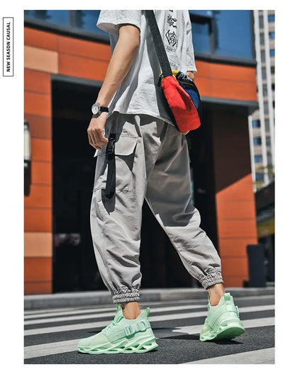 Sneakers casual viola alla moda per donna e uomo, scarpe da corsa Blade, taglie grandi 48, scarpe sportive leggere e traspiranti, sneakers da uomo in rete