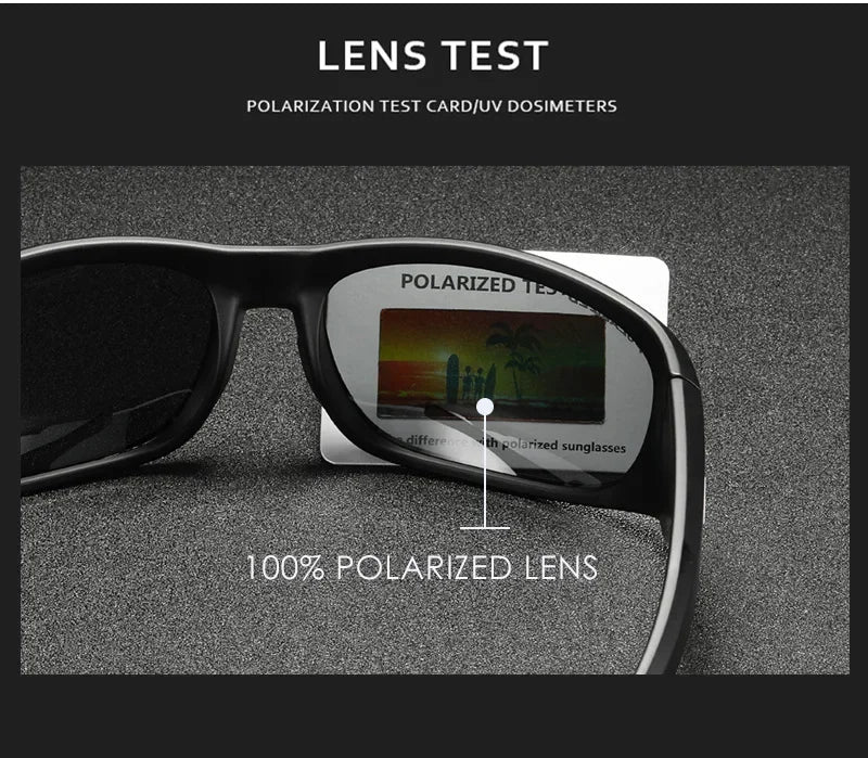 KAENON Klay New Fashion Polarized Sunglasses for Men Outdoor Classic Casual Glasses TR90 Frame Sports Fishing Driving Eyewear