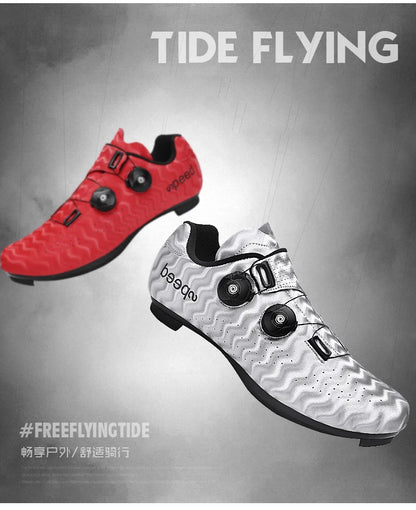 New cycling shoes road cycling men's racing competition self-locking speed cycling sports shoes women's Spd Cleats cycling shoes