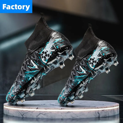 Chaussures de football professionnelles pour hommes, crampons de football, chaussures de football originales pour terrain intérieur, bottes d'entraînement sur gazon TF/FG, baskets