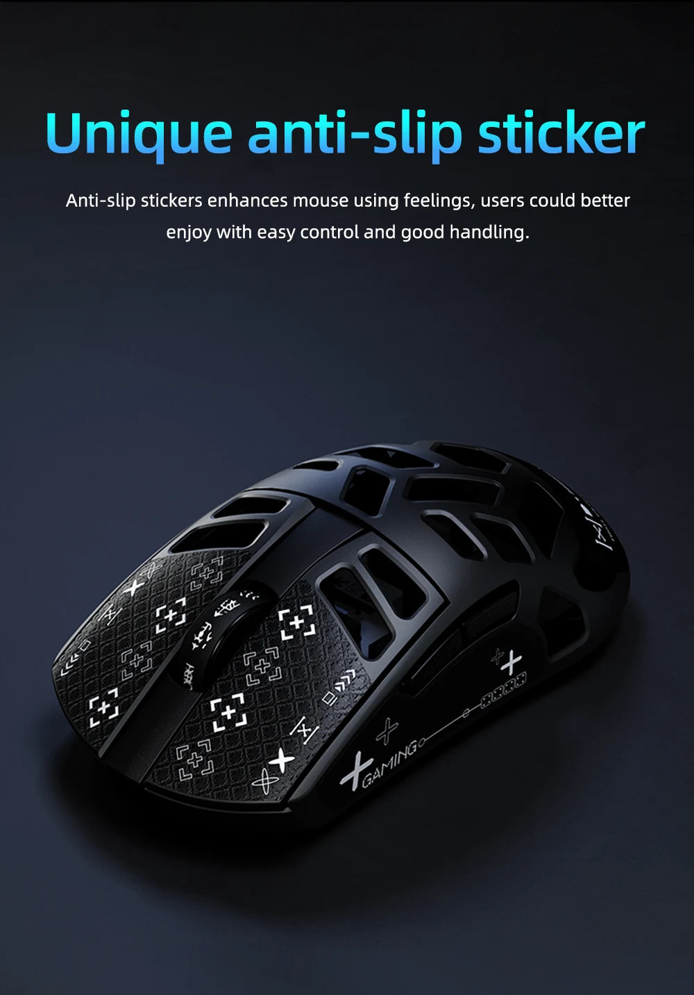 DAREU Al-mg Tri-Mode 8Khz PBT kabellose Gaming-Maus mit Schnellladefunktion PAW3950 30000 DPI, leicht, für PC-Gamer