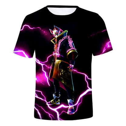 Banana Peely T-shirt Women's Tee Kids F-Fortnite T Shirt for 3D Printed Men's Battle Royale Game Summer Tops Birthday Gifts