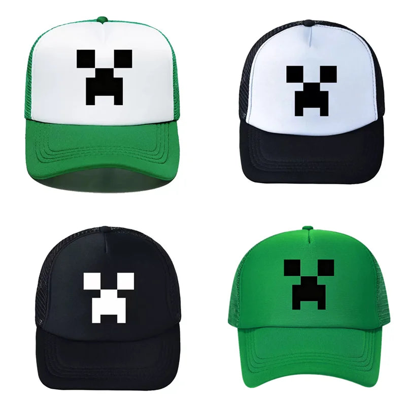 „Cyberpunk“ žaidimo „Totem of Undying Hat“ cosplay unisex pikselinė beisbolo kepurė, saulės kepurė, lauko aksesuarai
