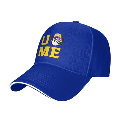 Yellow Wrestling Cena John White Custom Baseball Caps For Mens Unisex Male Beach Sunscreen Hat Snapback Cap