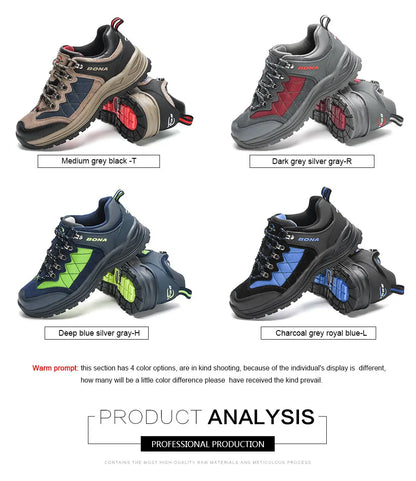 BONA New Designers Turistické boty Trekingové tenisky Pánské boty Pánské trekingové boty Chůze Mansculino Rybaření Kempování Boty na jogging