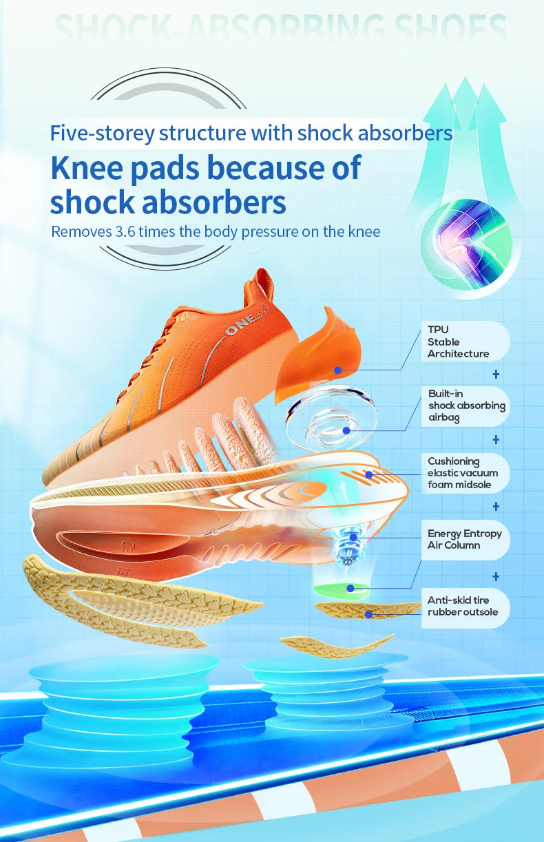 ONEMIX Nouvelles chaussures de course à amorti pour hommes, adaptées aux coureurs intensifs, à lacets, sportives, pour femmes, antidérapantes, d'extérieur, athlétiques, baskets pour hommes