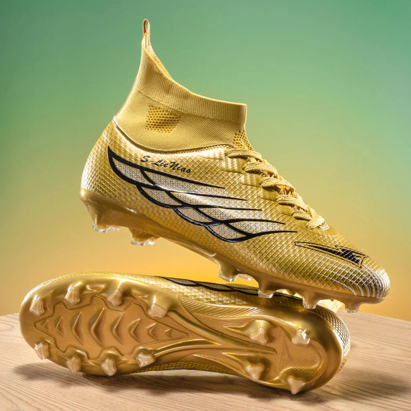 Nouvelles chaussures de football pour hommes, chaussures de sport pour terrain gazonné, chaussures de football pour matchs en plein air, chaussures d'entraînement professionnelles antidérapantes, chaussures ultralégère
