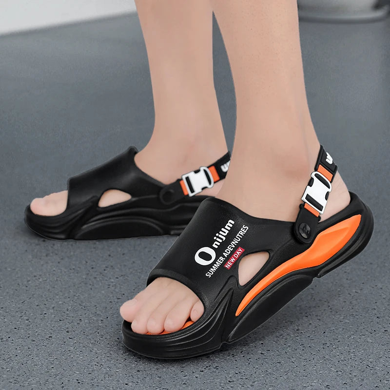 Pantoufles de Massage d'été pour hommes, sandales d'extérieur, plage, diapositives d'intérieur confortables, sabots d'eau, chaussures décontractées, pantoufles de maison pour hommes et femmes