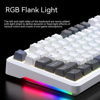 AULA F87 Pro Mechanical Keyboard 2.4g/Usb/Bluetooth Tri Mode Wireless 87 Key 5 Layer Silencing Filling Suitable For Gam Original