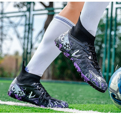 Chaussures de football professionnelles pour hommes, crampons de football, chaussures de football originales pour terrain intérieur, bottes d'entraînement sur gazon TF/FG, baskets