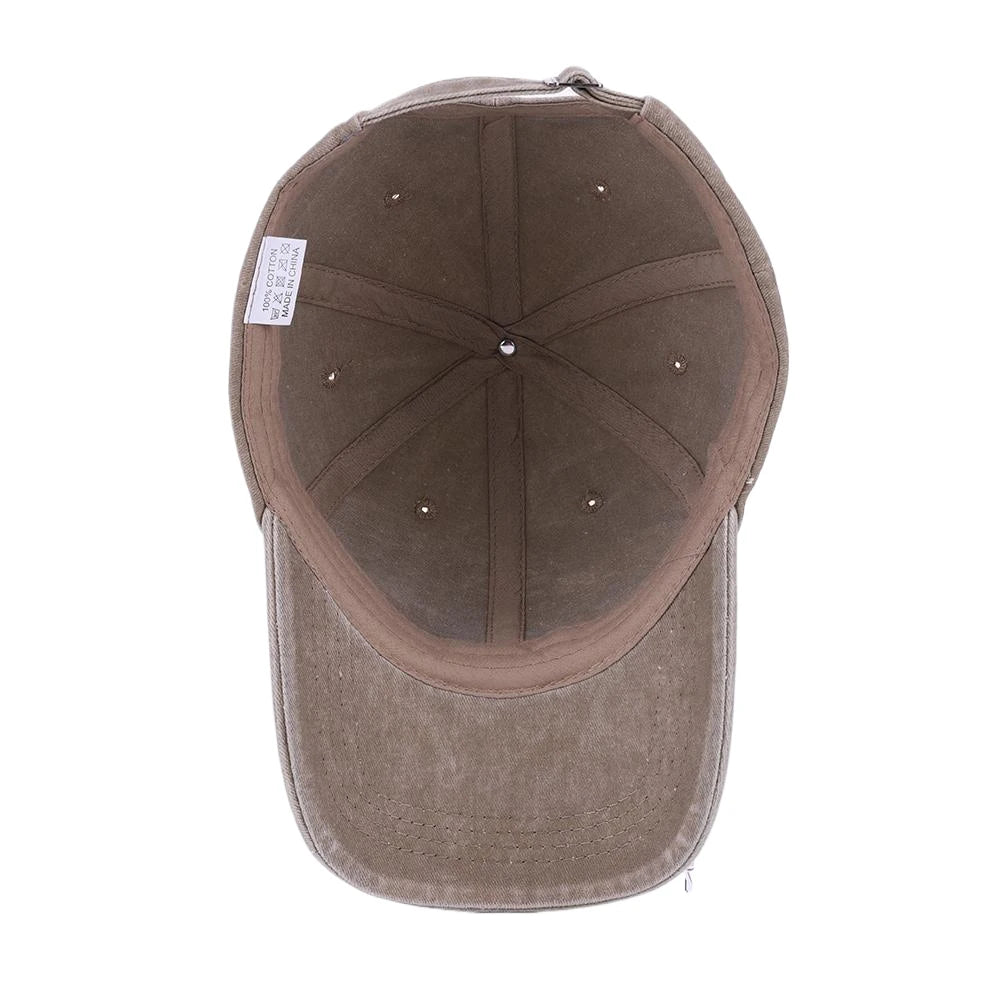 Washed Cotton Baseball Cap Retro Golf Dad Hat Adjustable Cotton Hat Trucker Cap Outdoor Sports Sun Hat for Men Women Unisex