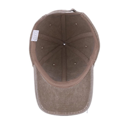 Washed Cotton Baseball Cap Retro Golf Dad Hat Adjustable Cotton Hat Trucker Cap Outdoor Sports Sun Hat for Men Women Unisex