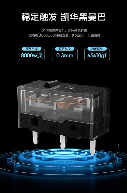 Metaphyuni Metapanda P1 Draadloze Muis P1 Pro Max Paw3395L Lage Latentie Lichtgewicht E-sports Gamingmuis Ergonomisch Pc-gamercadeau