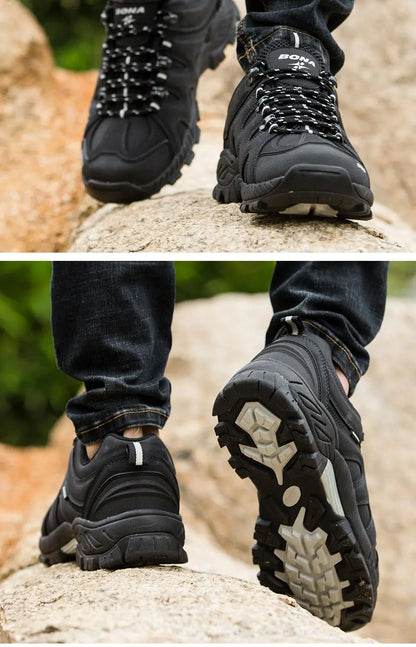 BONA Neuheit Klassischer Stil Herren-Wanderschuhe zum Schnüren Herren-Sportschuhe Outdoor-Jogging Trekking-Sneaker