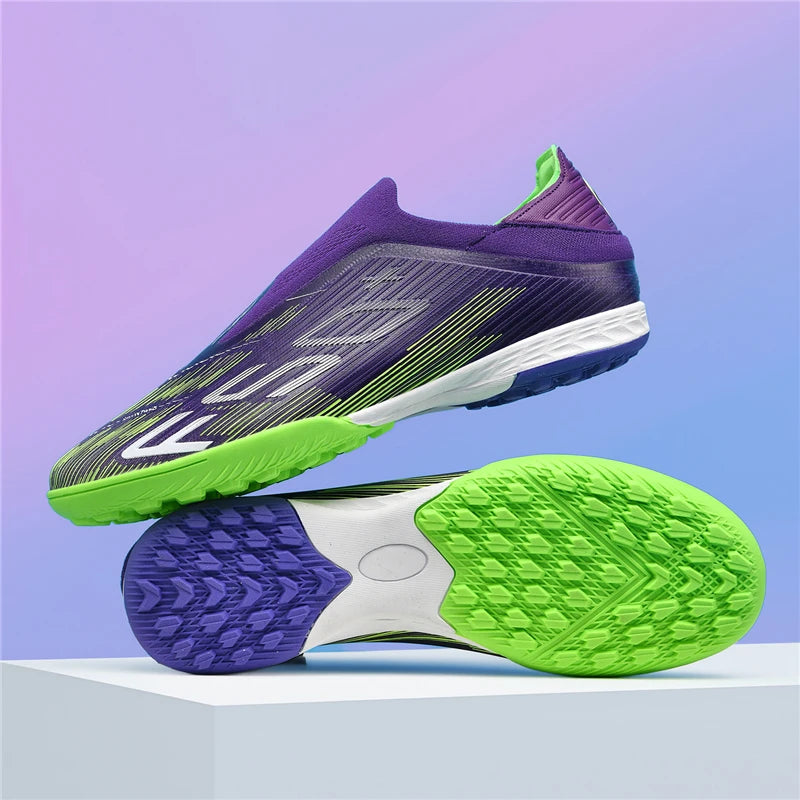 Voetbalschoenen voor heren, antislip, comfortabele voetbalschoenen, voor kunstgras, ultralicht, FG, grasnoppen, zaalvoetbal, sport, indoor, volwassenen, antislip