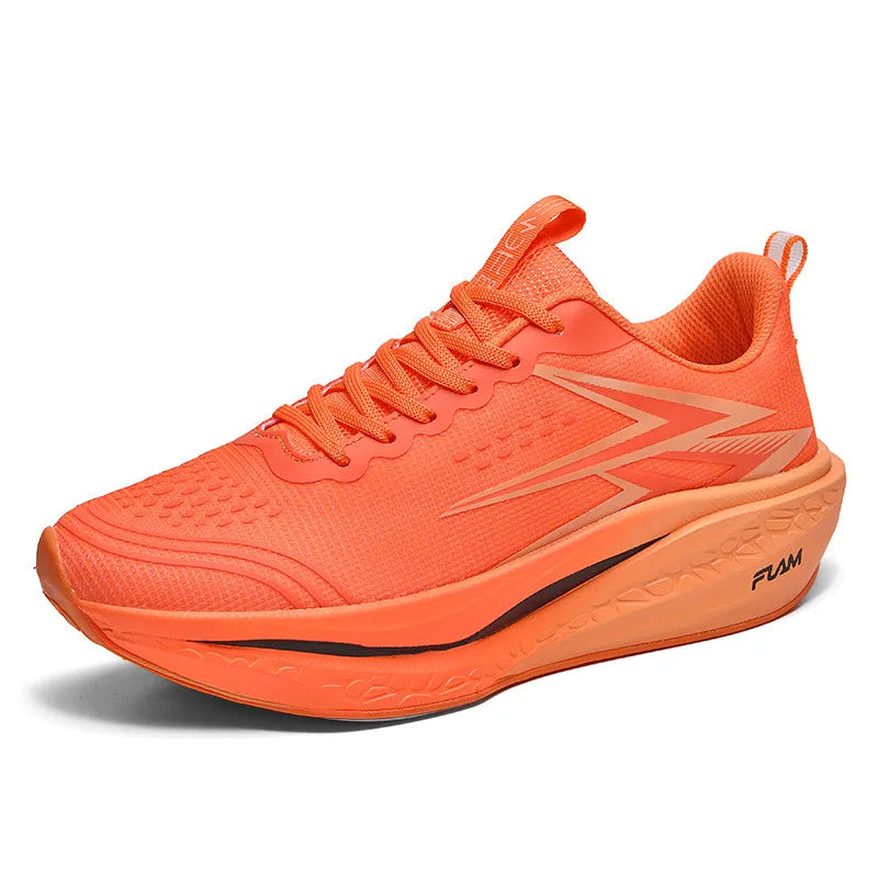 Men's Running Shoes Specialty Marathon Sports Shoes Breathable Lightweight Carbon Plate Women's Trend Athletic Sneakers Women