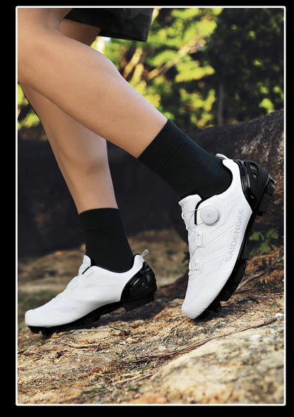 Nouvelles chaussures de cyclisme unisexes, professionnelles, légères, luxueuses, originales, pour route, VTT, course, vélo de mode, vélo de ville, sports de rue