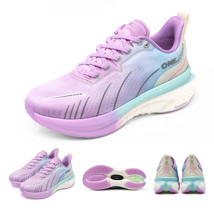 ONEMIX Nouvelles chaussures de course à amorti pour hommes, adaptées aux coureurs intensifs, à lacets, sportives, pour femmes, antidérapantes, d'extérieur, athlétiques, baskets pour hommes