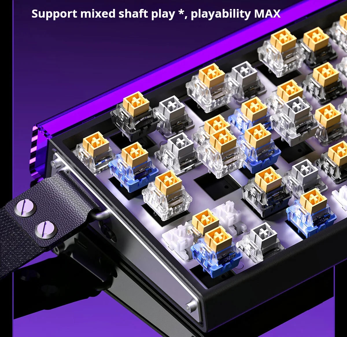 AULA HERO 68 HE Gaming Mechanical Keyboard Magnetic Axis RT Wired RGB Lighting 8K Polling Rate Side Engraving