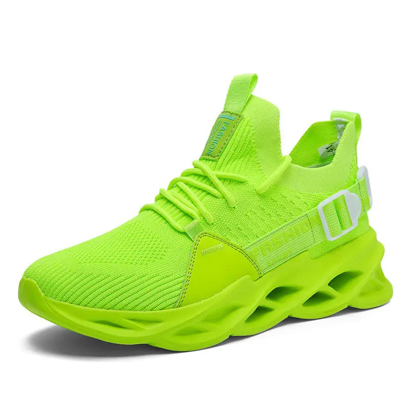 Sneakers casual viola alla moda per donna e uomo, scarpe da corsa Blade, taglie grandi 48, scarpe sportive leggere e traspiranti, sneakers da uomo in rete