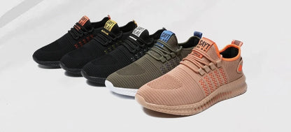 Fashion Sneakers Lightweight Men Casual Shoes Breathable Male Footwear Lace Up Walking Shoe Mens Casual Summer Shoes