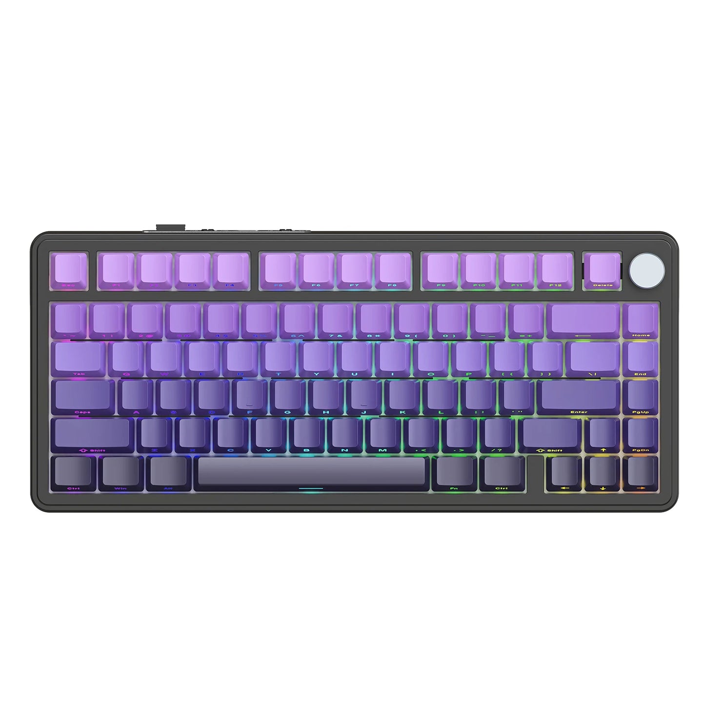 ATTACK SHARK X85/X85Pro Wireless Mechanical Keyboard 75% 82 Keys Tri-Mode Bluetooth Wird RGB Hot Swap Gasket Knob Large battery