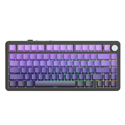 ATTACK SHARK X85/X85Pro Wireless Mechanical Keyboard 75% 82 Keys Tri-Mode Bluetooth Wird RGB Hot Swap Gasket Knob Large battery