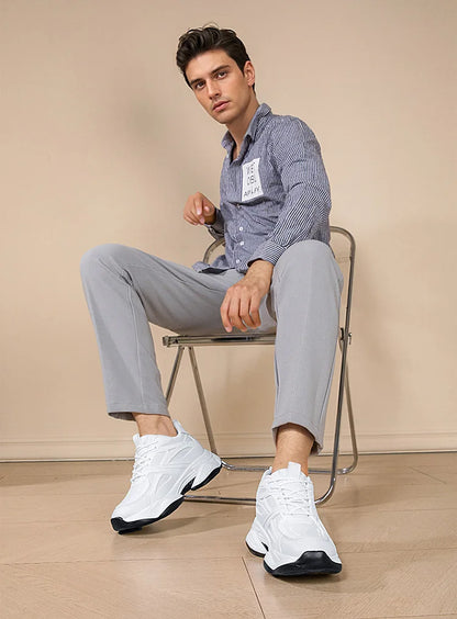Nouvelles chaussures rehaussantes pour hommes, augmentation invisible de la taille de 10 cm, respirantes, augmentation de la taille de 8 cm, chaussures de sport en maille