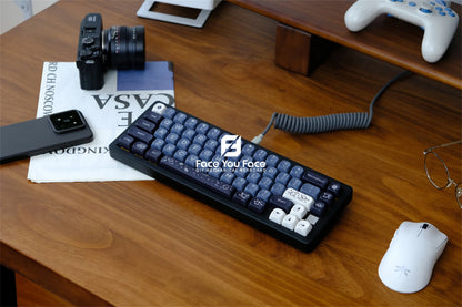 Galaxy Theme Key Cap 129 Keys GMK MOA Profile DYE-SUB PBT Keycap with 1.75U 2U Shift for MX Switch Mechanical Keyboard