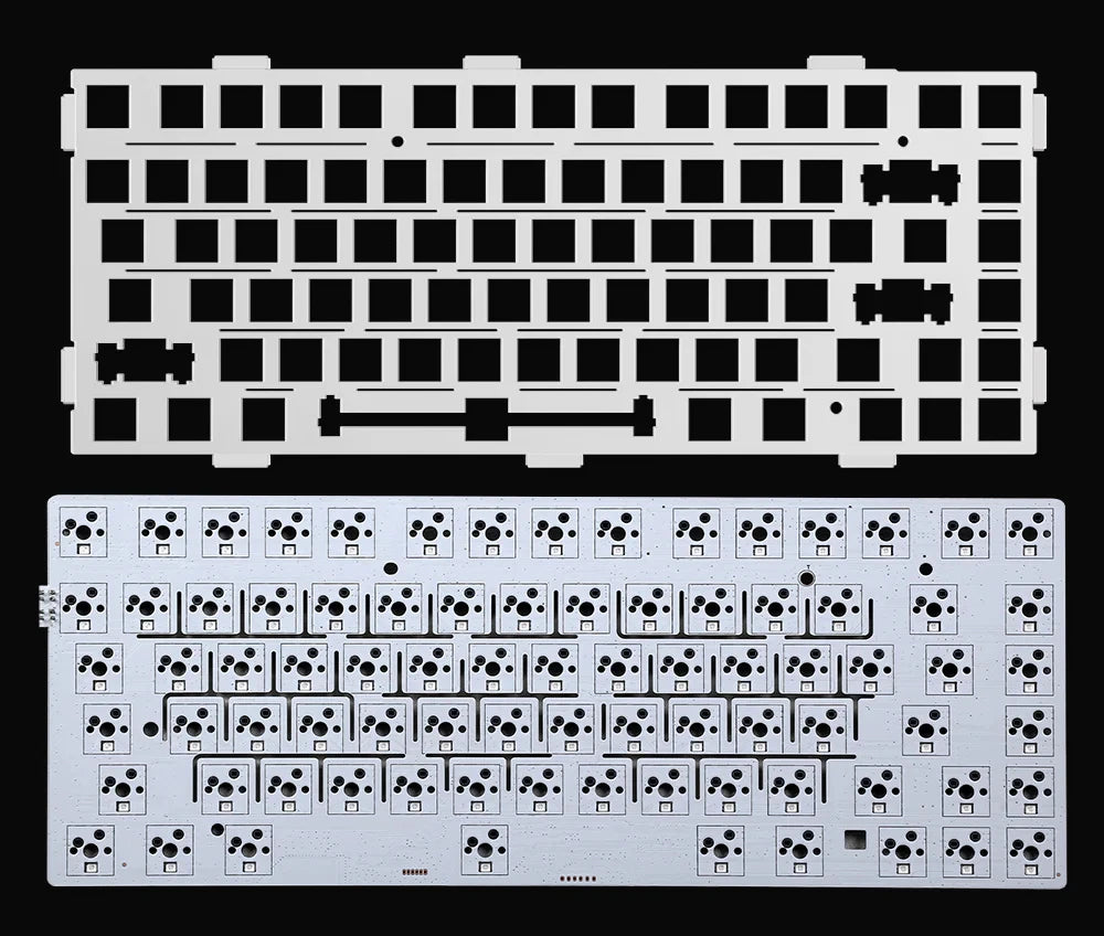 MCHOSE G75 Pro Wireless Mechanical Keyboard 75% Layout Gasket Mounted 5 Layers Dampening RGB Backlit Tri-Mode Hot Swappable